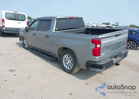 2023 Chevrolet Silverado 1500 4Wd Short Bed Wt из США, поврежденный, VIN 3GCUDAEDXPG360972